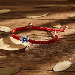 Red String Hamsa Bracelet: Evil Eye Protection & Luck Charm