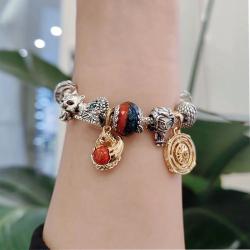 Sterlin Gümüş Oyun Temalı Fantastik Kolye - Ejderhalar ve Daha Fazlası