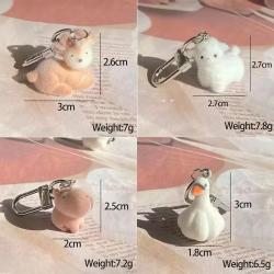Cute Animal Keychain Set: Alpaca, Elk, Capybara & More!
