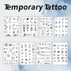 Tatouages ​​temporaires résistants à l'eau : petits motifs, tenue de 1 à 2 semaines