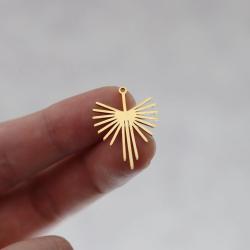 Breloques et pompons rayons de soleil dorés - Kit de création de bijoux à faire soi-même