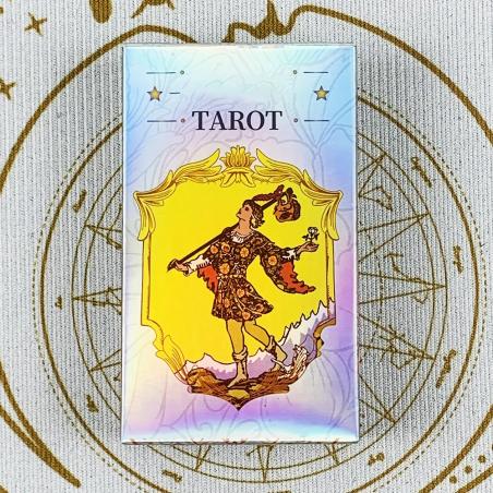 Jeu de tarot oracle coloré : 78 pièces, divination et divertissement