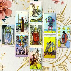 Jeu de tarot oracle coloré : 78 pièces, divination et divertissement