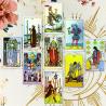 Jeu de tarot oracle coloré : 78 pièces, divination et divertissement