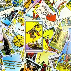Jeu de tarot oracle coloré : 78 pièces, divination et divertissement