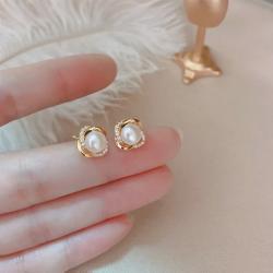 Sterling Silver Pearl Earrings | French Chic & Elegant