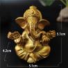 Bronz Ganesha Heykeli - Hindu Tanrısı Süs Eşyası