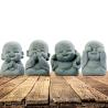 Niedliche Mini-Mönchsfiguren | Zen-Dekor für Zuhause & Büro