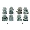 Niedliche Mini-Mönchsfiguren | Zen-Dekor für Zuhause & Büro