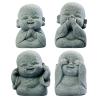 Niedliche Mini-Mönchsfiguren | Zen-Dekor für Zuhause & Büro
