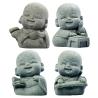 Niedliche Mini-Mönchsfiguren | Zen-Dekor für Zuhause & Büro