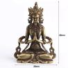 Handgefertigte Buddha-Statue aus Messing – Autoschmuck & Meditationsdekoration