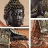 Sitzende Buddha-Statue: Friedliche Dekoration für Zuhause und Büro
