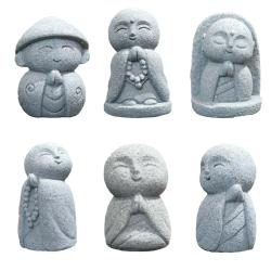 Niedliche Zen-Buddha-Statue: Miniatur-Aquariumdekoration