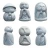 Niedliche Zen-Buddha-Statue: Miniatur-Aquariumdekoration