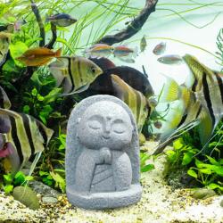Niedliche Zen-Buddha-Statue: Miniatur-Aquariumdekoration