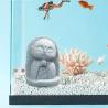Niedliche Zen-Buddha-Statue: Miniatur-Aquariumdekoration