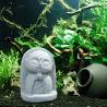 Niedliche Zen-Buddha-Statue: Miniatur-Aquariumdekoration