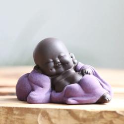 Niedliche Buddha-Mönch-Statue | Bezaubernde Mini-Mönch-Dekoration