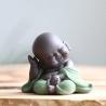 Niedliche Buddha-Mönch-Statue | Bezaubernde Mini-Mönch-Dekoration