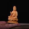 Ahşap Guanyin Buda Heykeli: El Oyması Bodhisattva Dekorasyonu