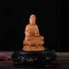 Ahşap Guanyin Buda Heykeli: El Oyması Bodhisattva Dekorasyonu