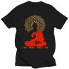 Lustiges Buddha-T-Shirt „Lass den Scheiß los“ | Herren- und Damen-T-Shirt
