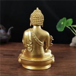 Medizinbuddha-Statue: Feng-Shui-Dekor aus Kunstharz für Glück und Harmonie