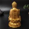 El Yapımı Altın Feng Shui Buda Heykeli | Reçine Meditasyon Dekorasyonu