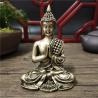 Thailändische Buddha-Statue aus Kunstharz – Bronze-Finish, Dekoration & Meditation