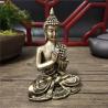 Thailändische Buddha-Statue aus Kunstharz – Bronze-Finish, Dekoration & Meditation