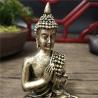 Thailändische Buddha-Statue aus Kunstharz – Bronze-Finish, Dekoration & Meditation