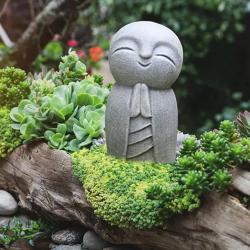Sevimli Jizo Buda Heykelleri | Mini Bahçe Süsü ve Dekorasyonu