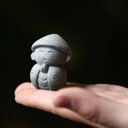 Sevimli Jizo Buda Heykelleri | Mini Bahçe Süsü ve Dekorasyonu
