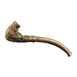 Bronz Buda Başlı Pipo - El Yapımı Sigara Süsü