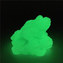 Feng-Shui-Glücksfroschstatue | Leuchtender Jade, 3 Beine, Dekoration