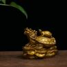Altın Feng Shui Ejderha Kaplumbağa Heykeli - Zenginlik ve Şans Tılsımı