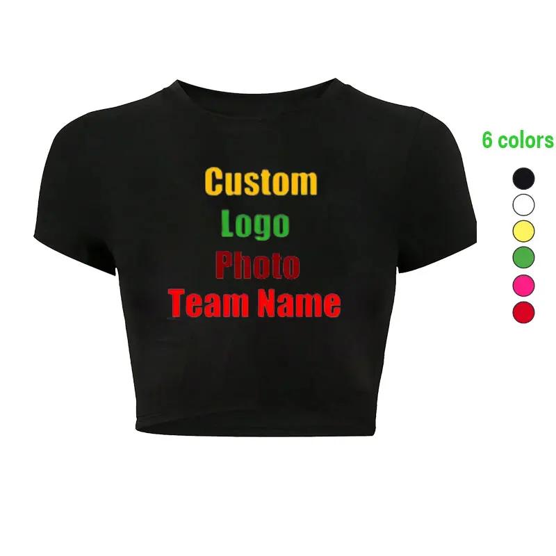 Crop-Top mit individuellem Design | Sommerliches T-Shirt im Y2K-Stil