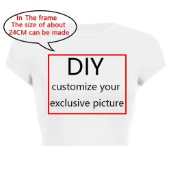 Crop-Top mit individuellem Design | Sommerliches T-Shirt im Y2K-Stil