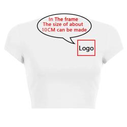 Crop-Top mit individuellem Design | Sommerliches T-Shirt im Y2K-Stil