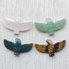 Pendentifs aigle en pierre naturelle | Fournitures pour la création de bijoux à faire soi-même
