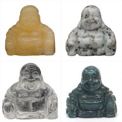 El Oyması Maitreya Buda Heykeli | Reiki Kristal Şifa Dekorasyonu
