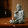 Zen Buda Heykeli: Tütsülük ve Dekoratif Işık Feneri