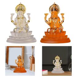 Tanrıça Lakshmi Heykeli: Ev ve Meditasyon İçin Lotus Dekorasyonu