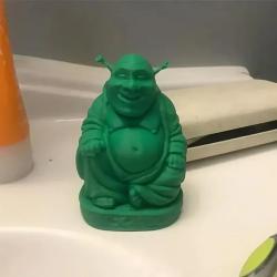 Niedliche Buddha-Statue im Cartoon-Stil – Zimmerdekoration & Schreibtischaufsteller