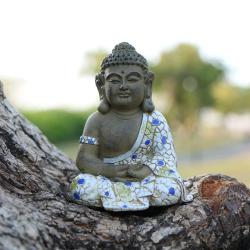 Mini Taş Kule Buda Dekoru: Bir Zen Bahçesi Mikro Peyzajı Yaratın