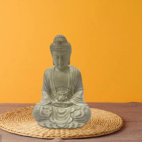 Bringen Sie Ruhe nach Hause: Authentische Lotus-Buddha-Schreibtischstatue