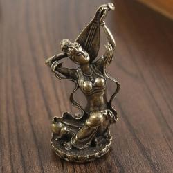Antike Buddha-Statue aus Kupfer | Dekoration für Zuhause und Büro