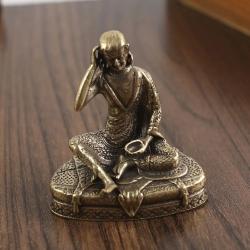 Antike Buddha-Statue aus Kupfer | Dekoration für Zuhause und Büro