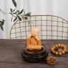 Niedliche Mini-Buddha-Mönch-Statue aus Kunstharz – Dekoration & Geschenkidee